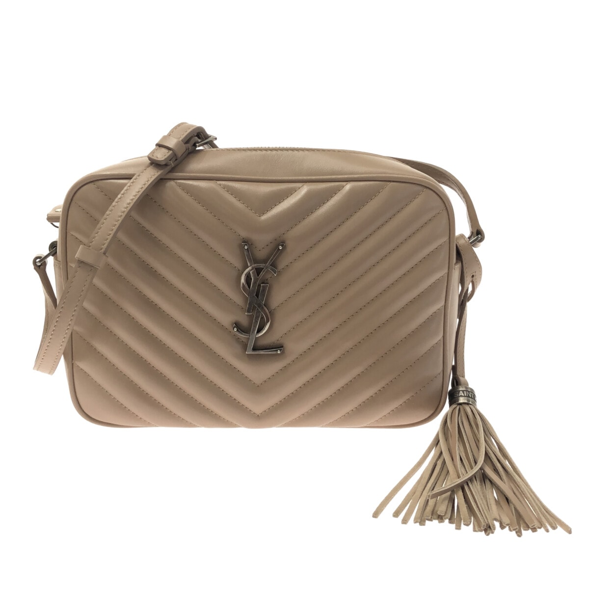 サンローランパリ/ショルダーバッグ/ルー カメラバッグ/ベージュ