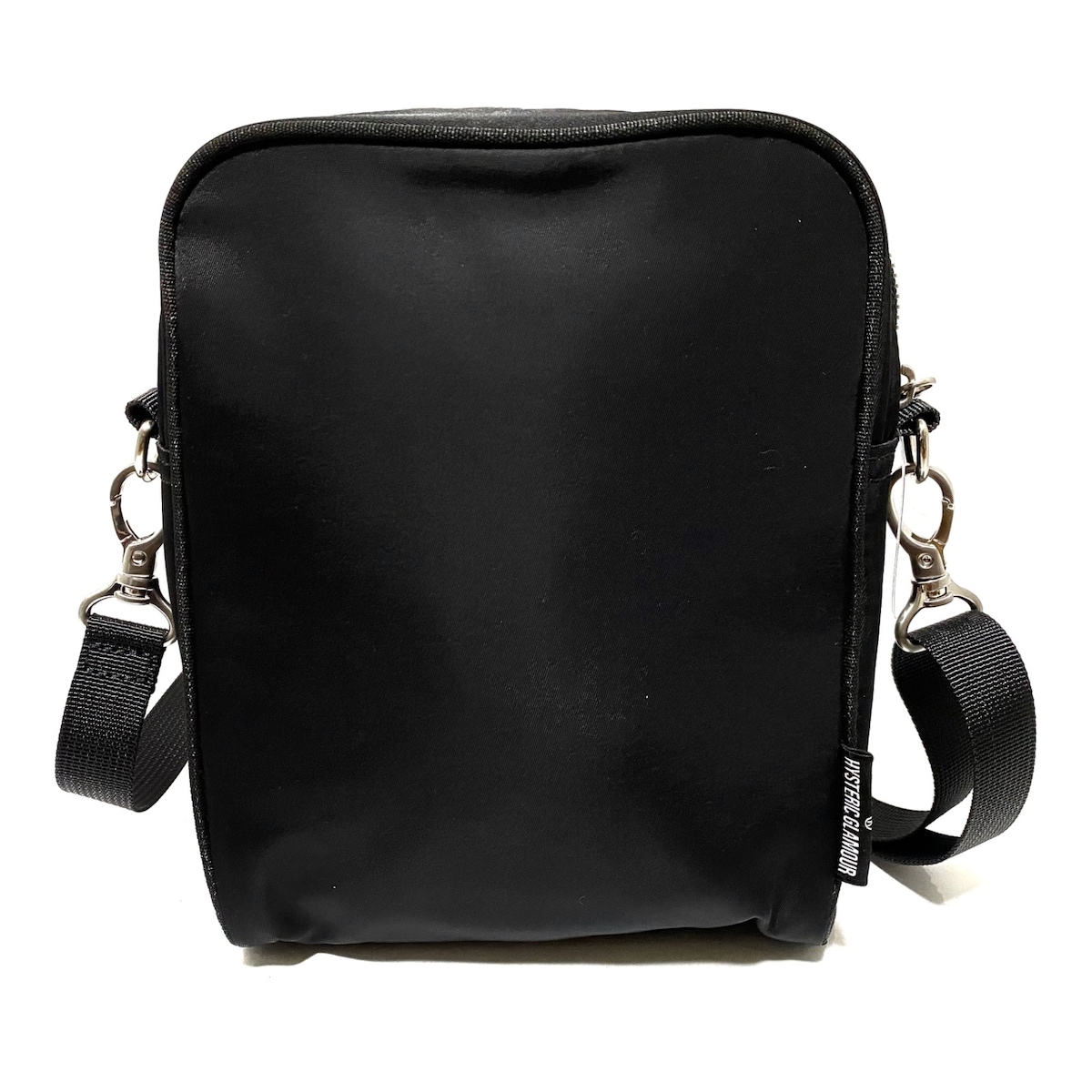 ヒステリックグラマー/ショルダーバッグ/黒×白×マルチ/ナイロンの買取