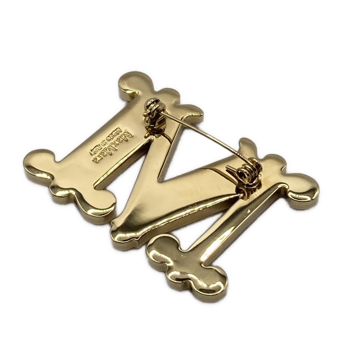 マックスマーラ/ブローチ/ゴールド×クリア/アルファベット/Mの買取実績