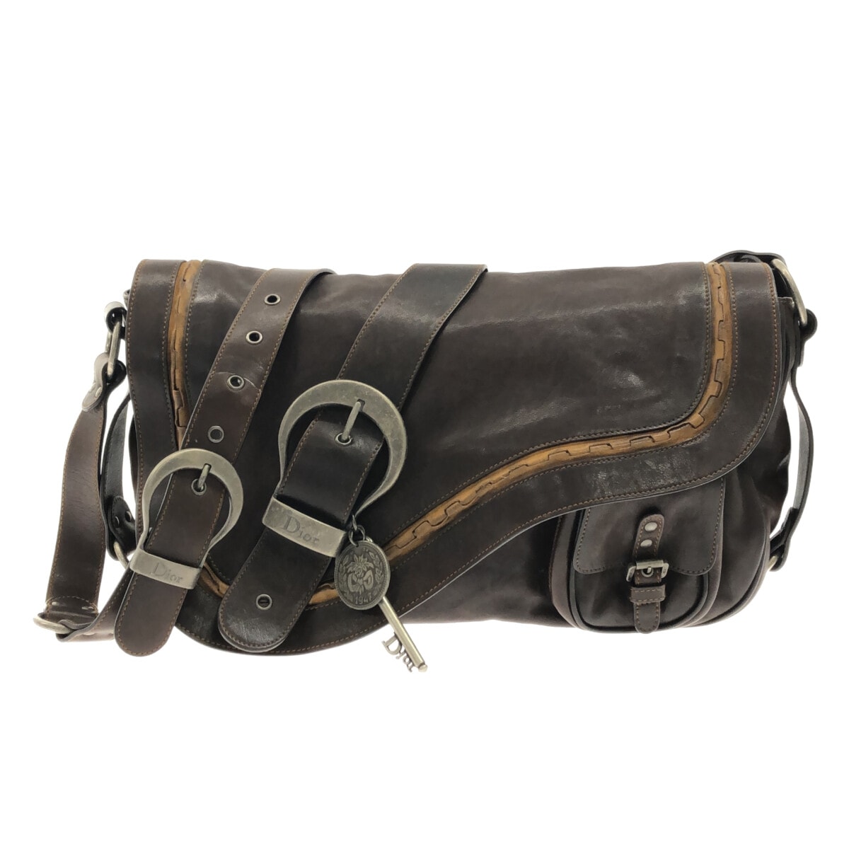ディオール/クリスチャンディオール/ショルダーバッグ/ガウチョ/ダーク