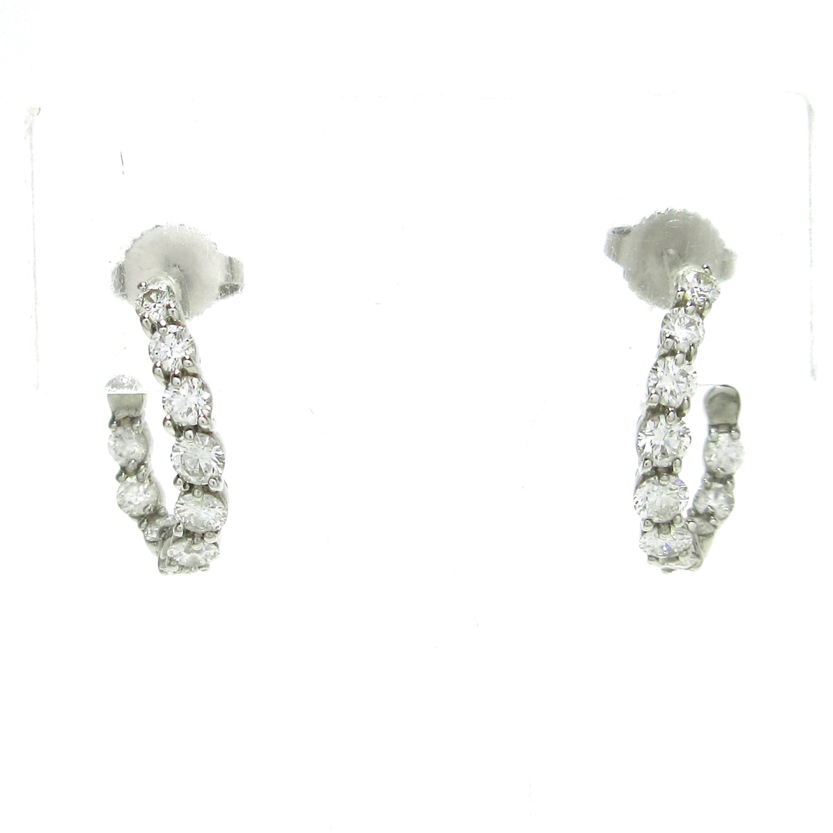 ティファニー/ピアス/インサイド アウト フープ ピアス/Pt950