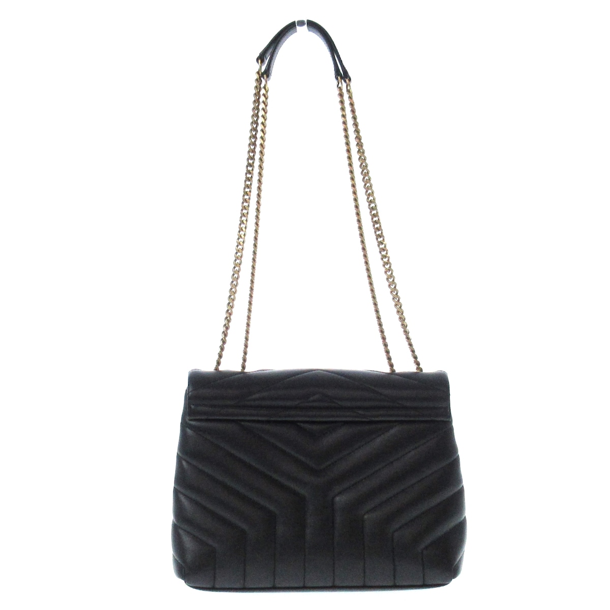 サンローランパリ/ショルダーバッグ/ルル スモール/黒/レザー/型番