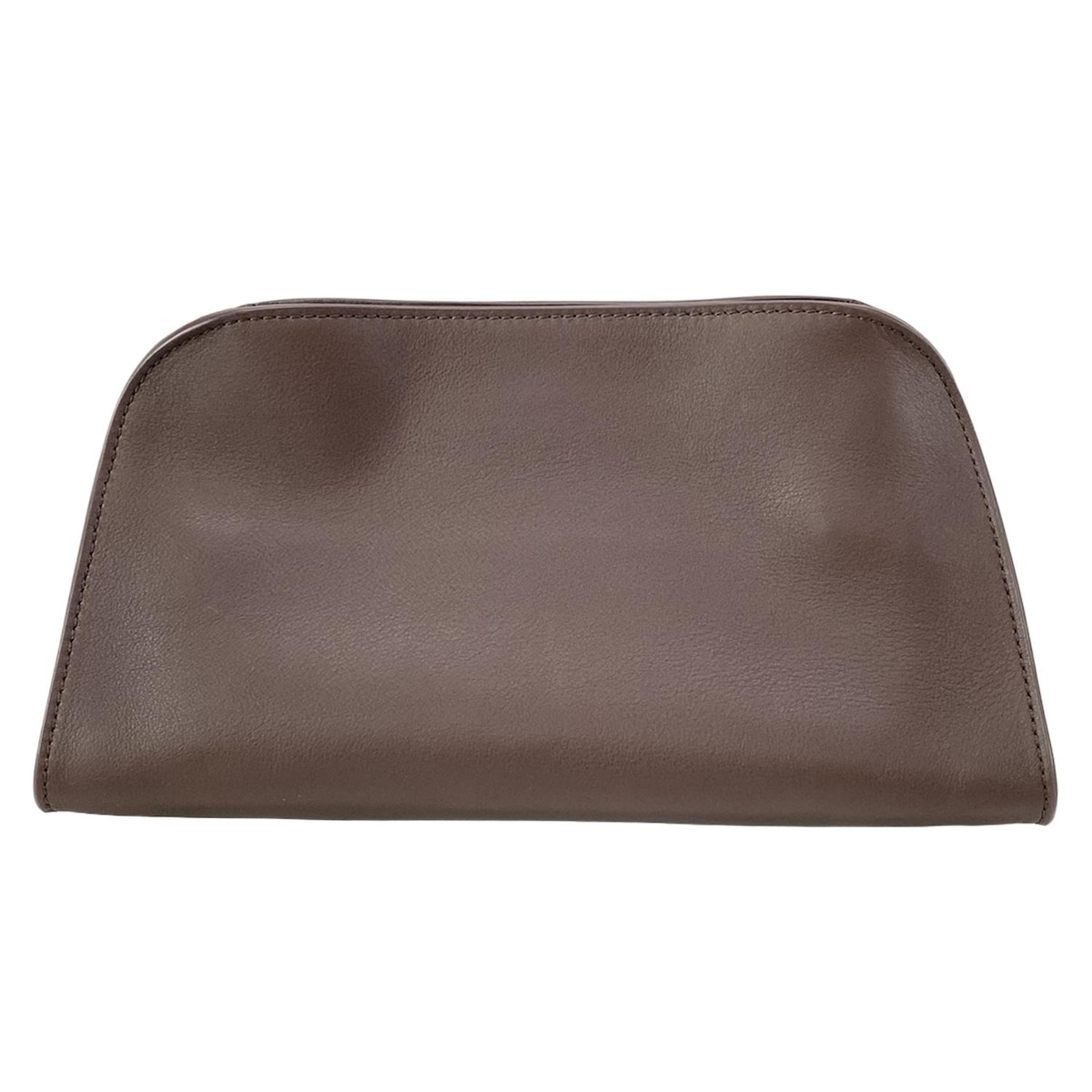 THE ROW(ザロウ) クラッチバッグ美品 ペギー ダークブラウン 2WAY