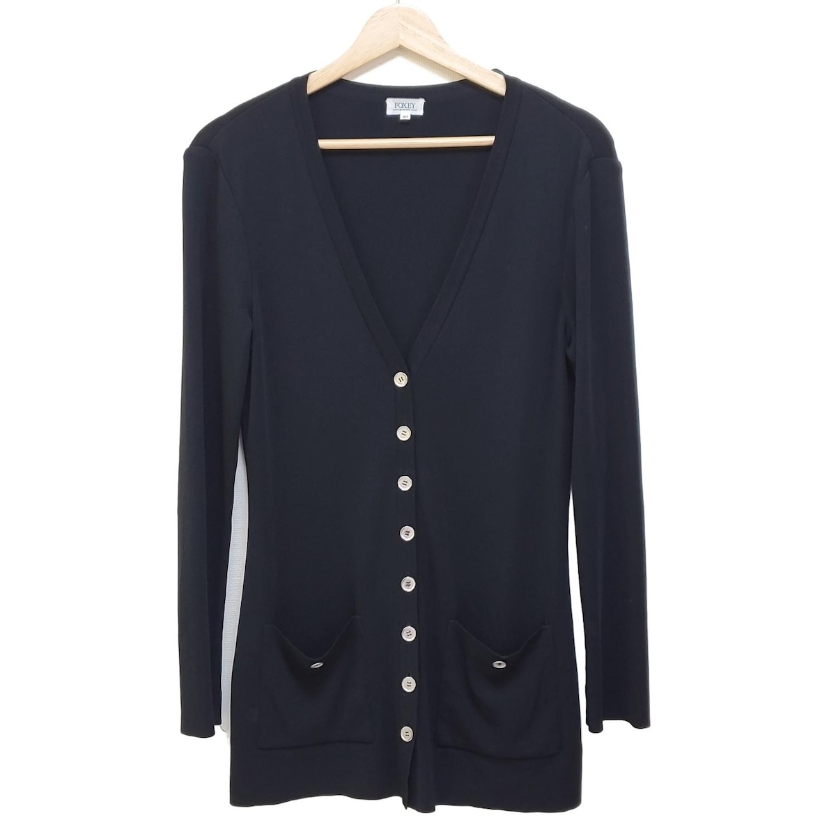 フォクシー カーディガン サイズ40 M レディース - 24724 黒 長袖