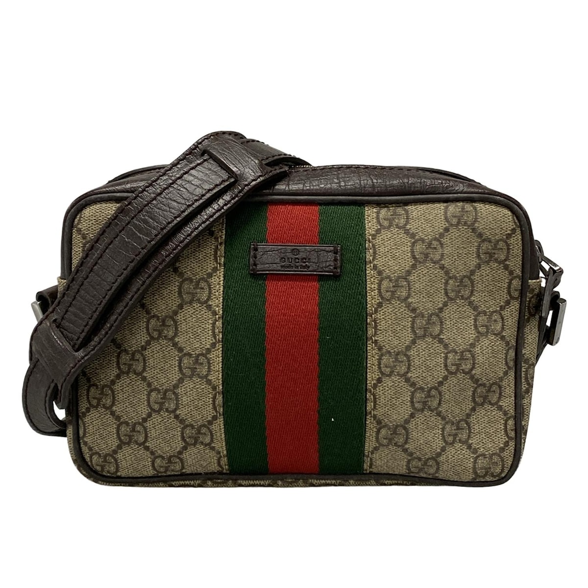 GUCCI(グッチ) ショルダーバッグ GG柄/シェリー 162910 レザー
