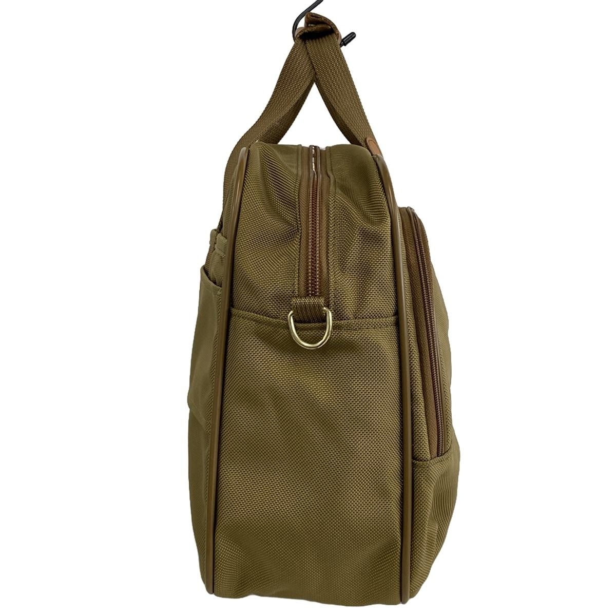 ハートマン/ビジネスバッグ/カーキ×ブラウン/ナイロン×レザーの買取