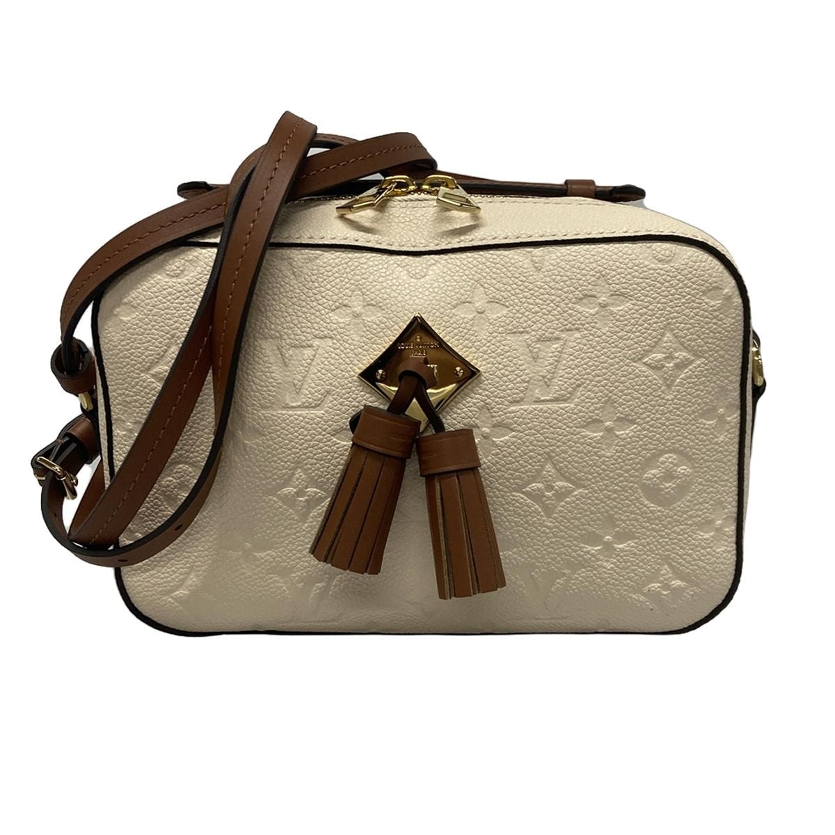 ルイヴィトン/ショルダーバッグ/サントンジュ/クリームキャラメル