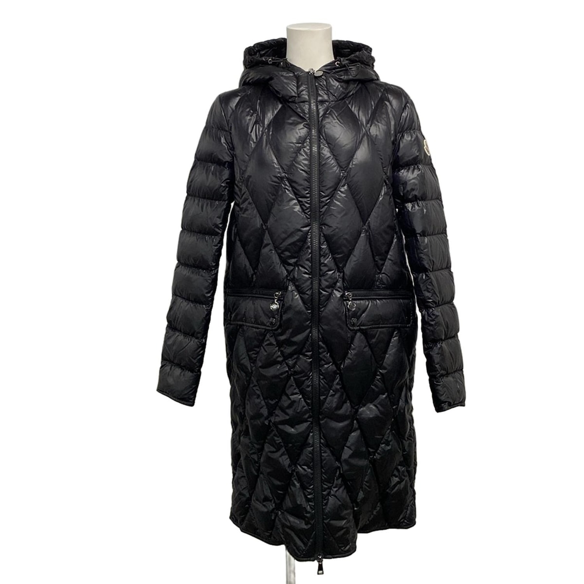 モンクレール ダウンコート サイズ2 M レディース SERILONG 黒