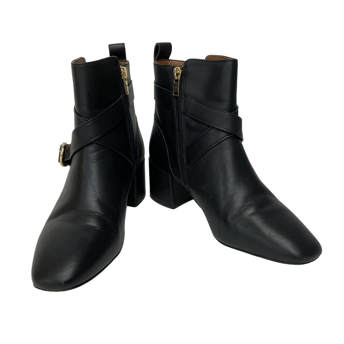 COACH(コーチ) ショートブーツ 7C レディース - 黒 レザー（19278092