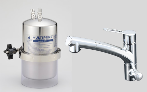 マルチピュア浄水器 Aquasmart 400BA （活性化セラミック搭載） 浄水器