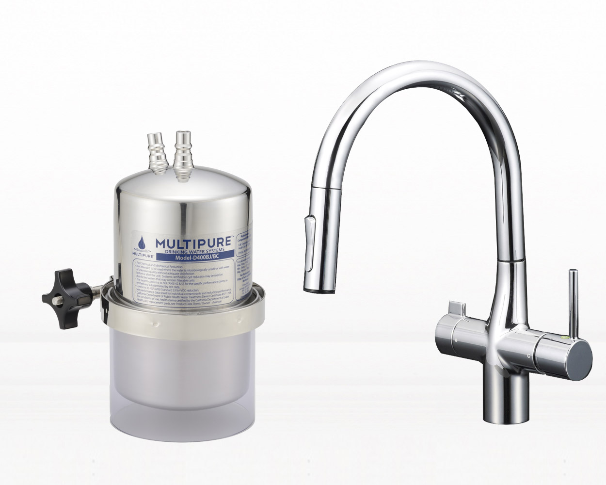 マルチピュア浄水器 Aquasmart 400BG （活性化セラミック搭載） 浄水器