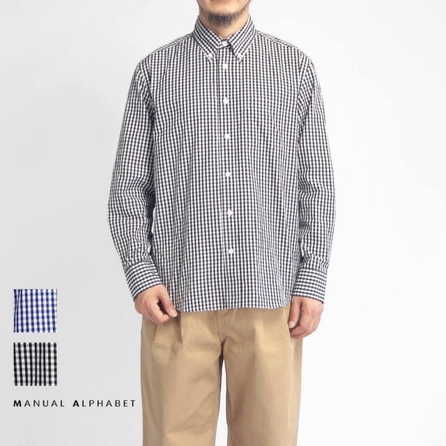 MANUAL ALPHABET マニュアルアルファベット GIZA88 100／2播州織