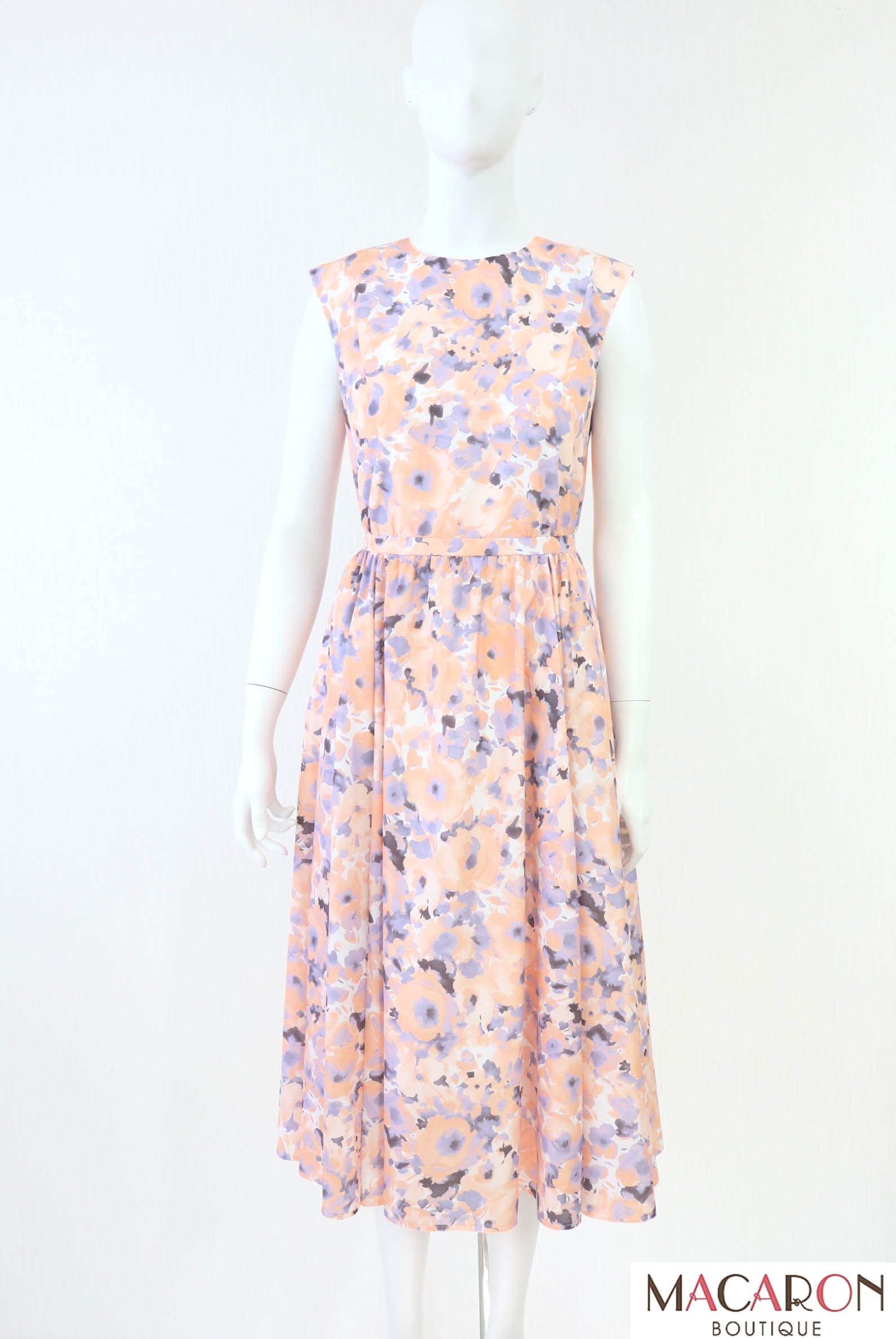 Rene（ルネ） フラワープリントワンピース 6416240