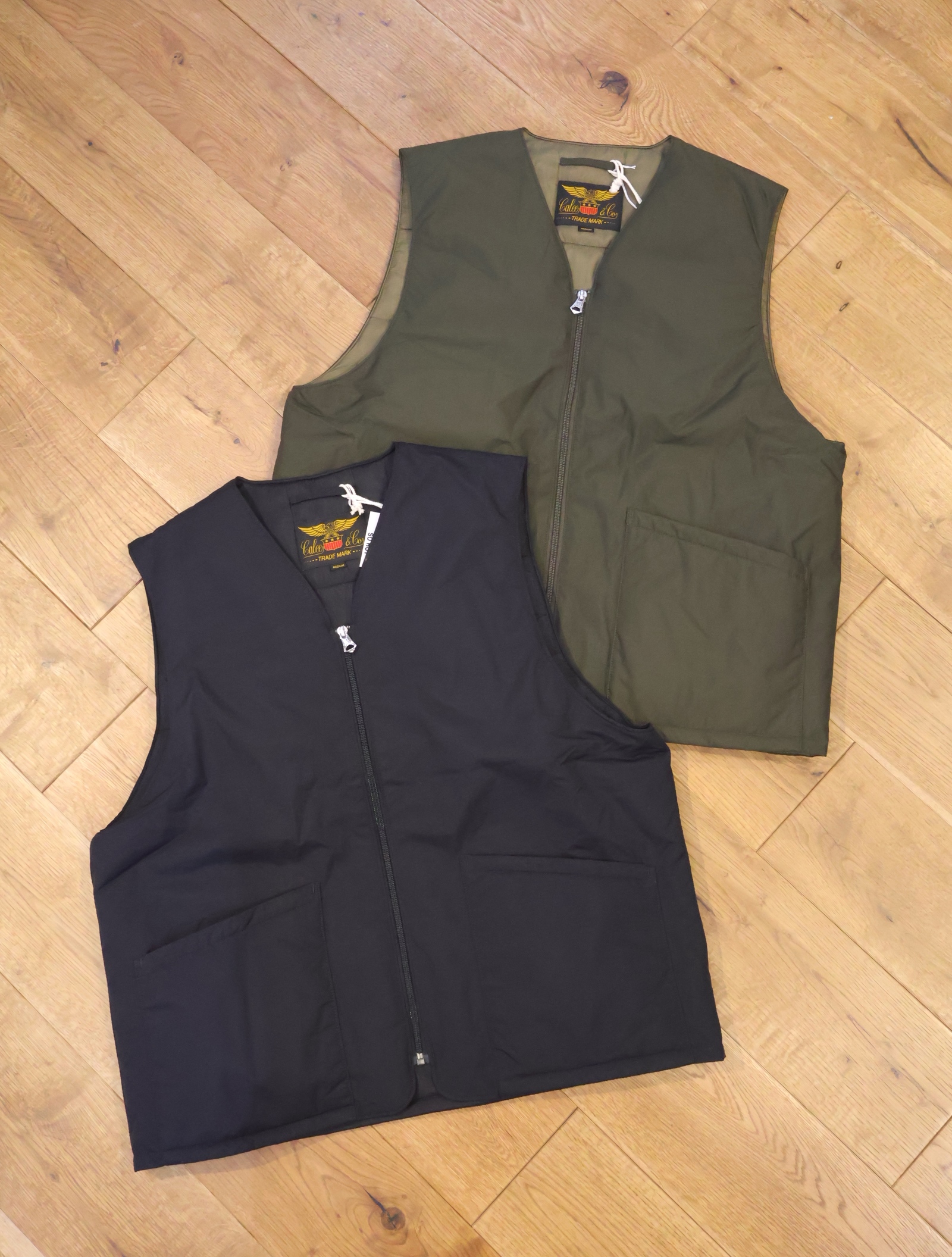 CALEE 「TASLAN NYLON PADDED WAIST COAT」 パデットベスト