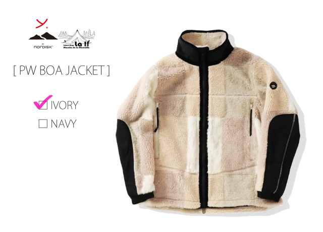 YDOT / ワイドット 】PW BOA JACKET / 立体アームを搭載したフリース