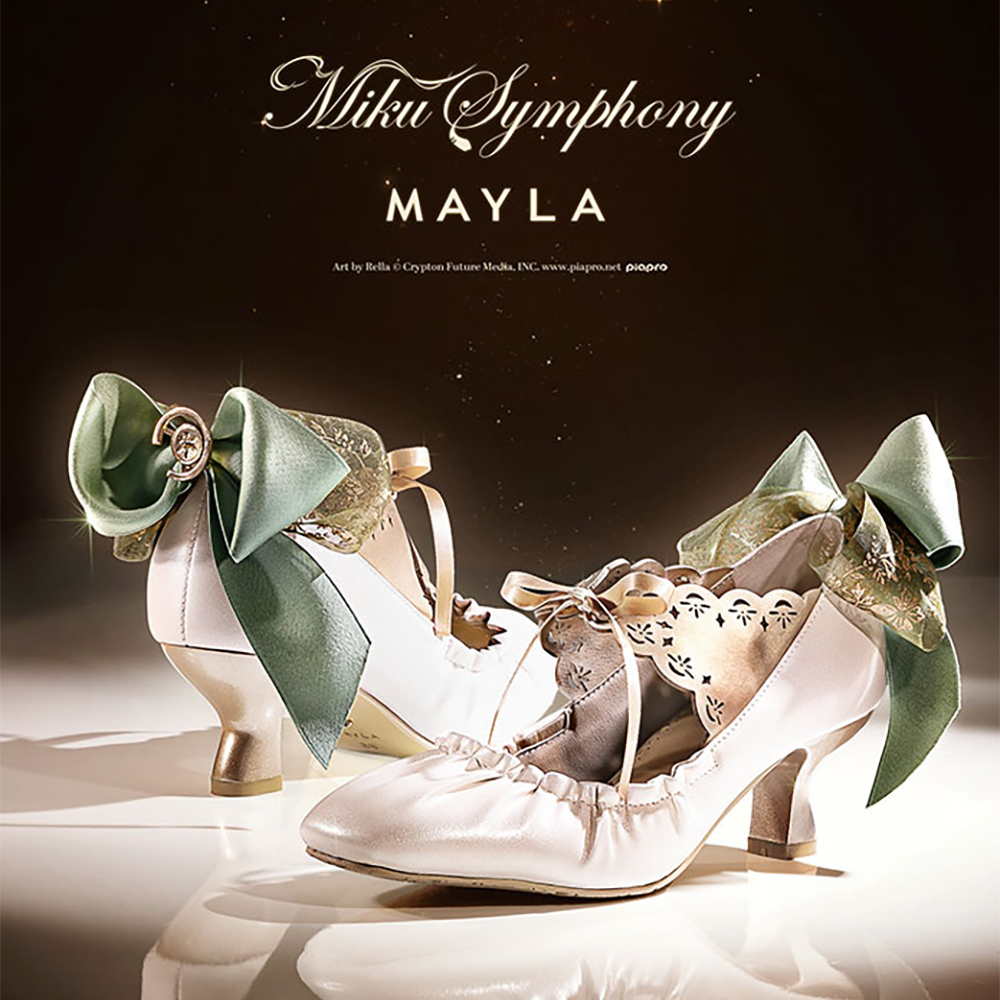 初音ミク シンフォニー アイコニック シューズ オブジェ パンプス- MAYLA