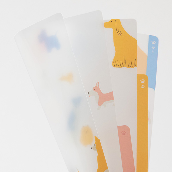 クリアファイル｜3ポケットクリアホルダー＜A5＞ イヌ柄(35470006