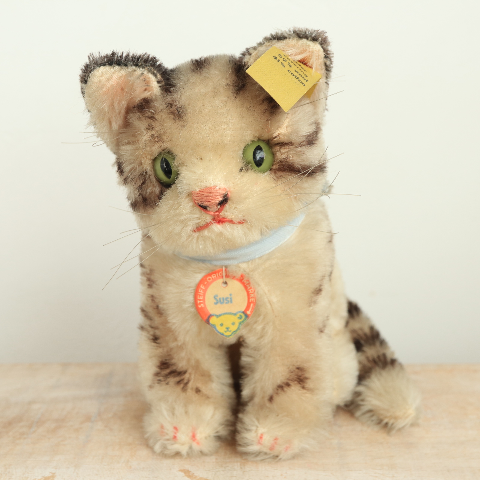 アンティーク シュタイフ ネコ Steiff Susi 14cm