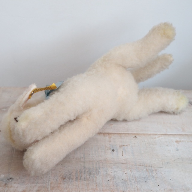 アンティーク シュタイフ お眠りヒツジ Steiff Floppy Lamby 17cm