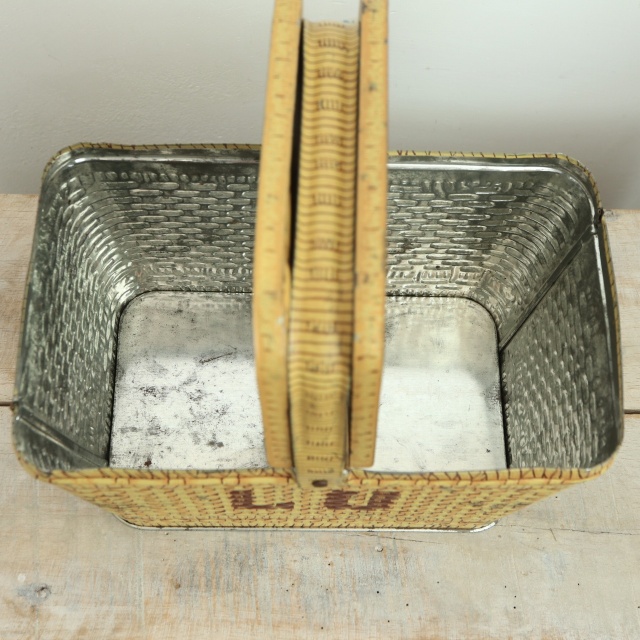 LU ビスケット ビンテージ バスケット 缶 LEFEVRE-UTILE