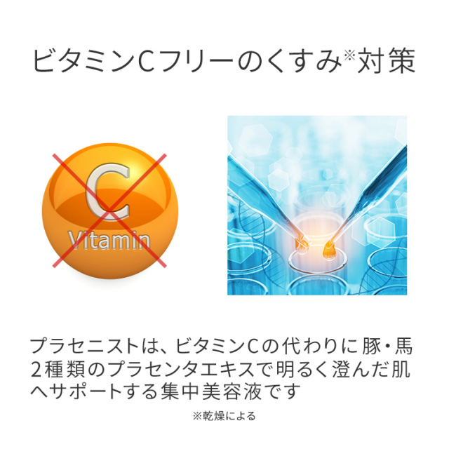 プラセニスト 60mL/プラセンタ美容液/紫外線ダメージ対策/毛穴対策/肌