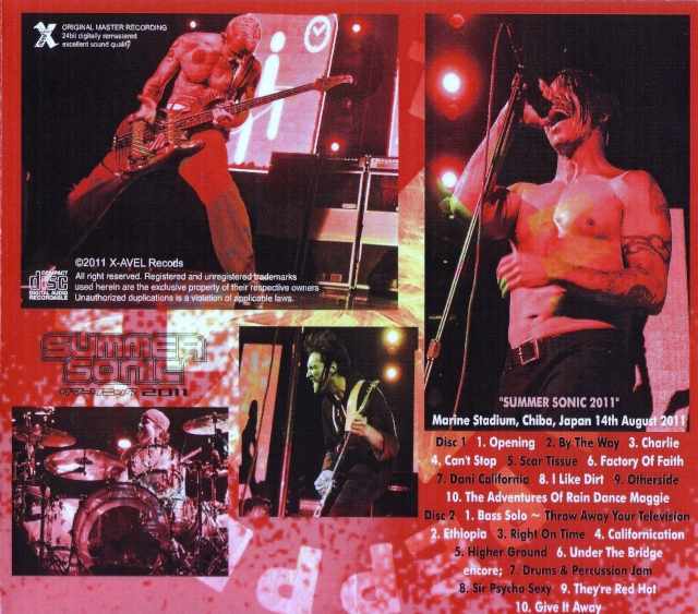 Red Hot Chili Peppers レッド・ホット・チリペッパーズ/Chiba,Japan 2011