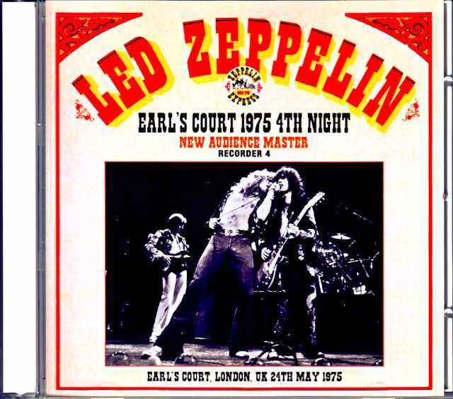 Led Zeppelin レッド・ツェッペリン/London,UK 5.24.1975 Recorder4