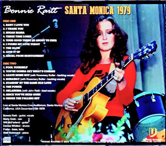 Bonnie Raitt ボニー・レイット/CA,USA 1979 Complete