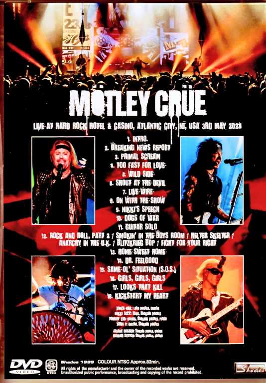 Motley Crue モトリー・クルー/NJ,USA 2024