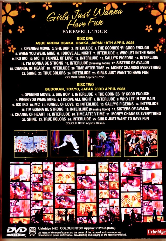 Cyndi Lauper シンディ・ローパー/Tokyo & Osaka,Japan 2025 Complete