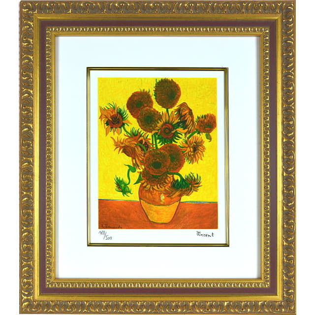 ゴッホ「14輪のひまわり」リトグラフ パリ工房制作｜絵画販売