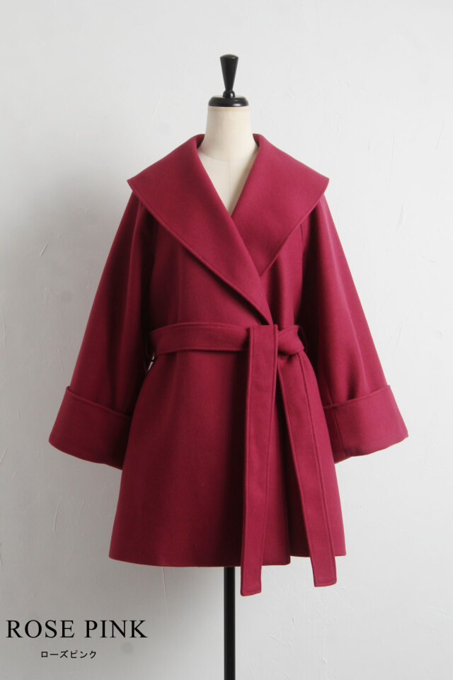 ビッグカラーガウンコート