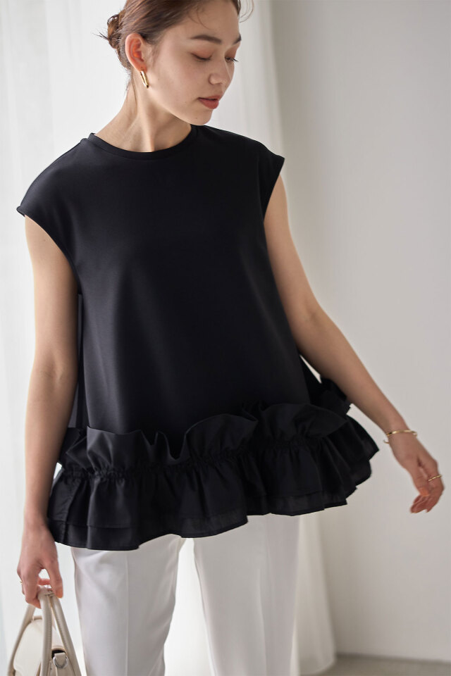 フリルヘムブラウス※一部店舗のみ入荷
