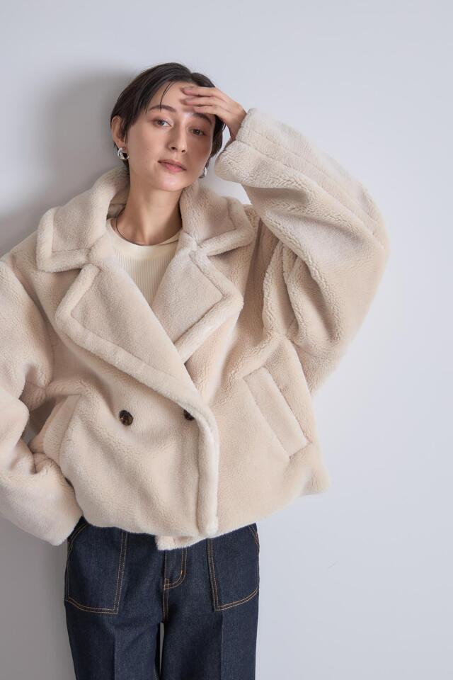 テディボアショートコート※一部店舗のみ入荷