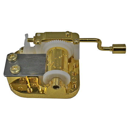 木製手廻しオルゴール【ナチュラル】