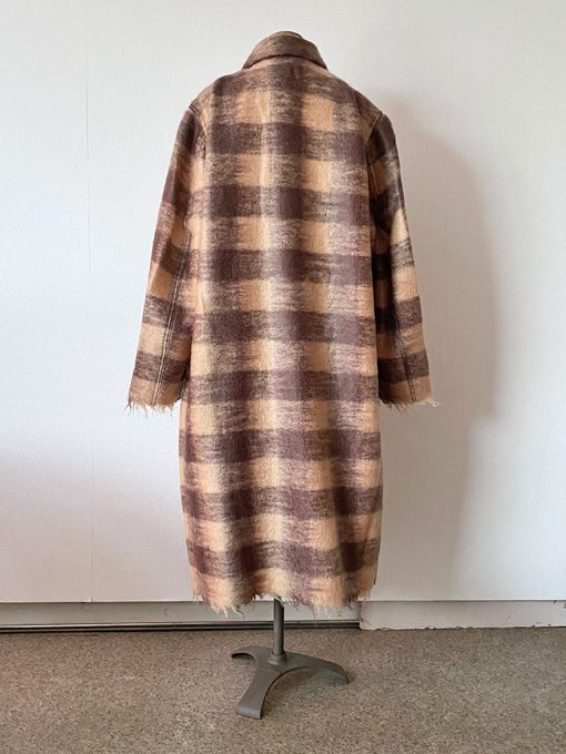 SOFIE D'HOORE CAY レディース モヘアタータンチェックウールコート