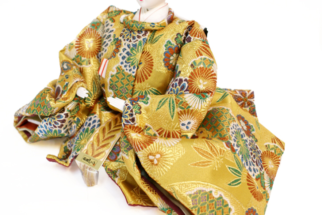 雛人形】久月作 束帯十二単衣姿「よろこび雛」 五人三段飾り(S-3050