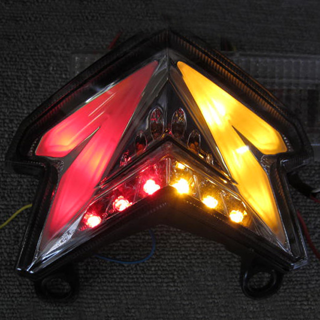 Kawasaki ZX-6Rウィンカー・テールランプセット 互換品】 カワサキニンジャZX-6R ZX-25R ZX-4RR用LEDリアウインカー