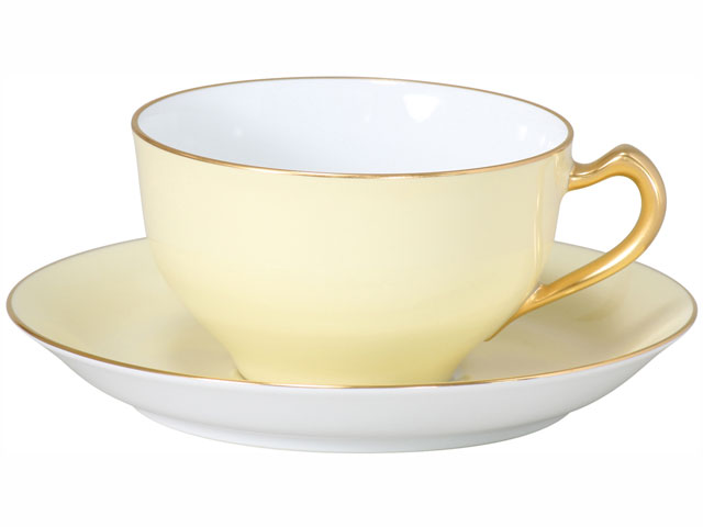 色蒔き（クリーム） カップ＆ソーサー