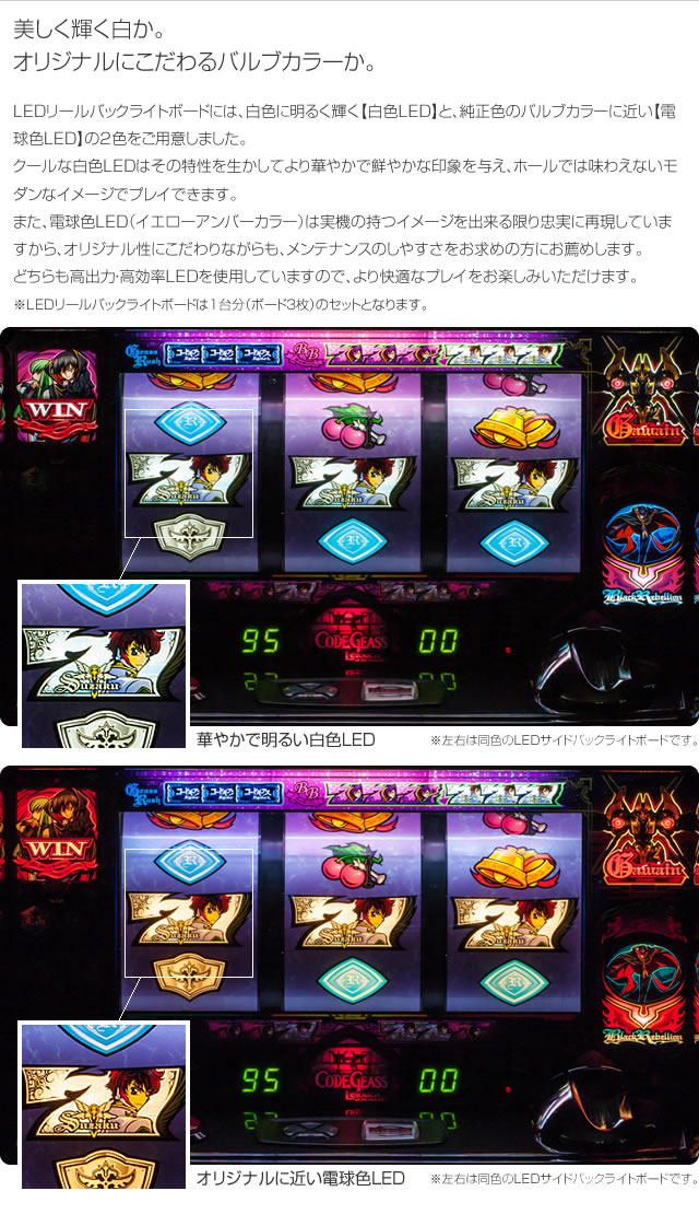 電球切れの悩みを解決！2色から選べる！LEDリールバックライトボード 1