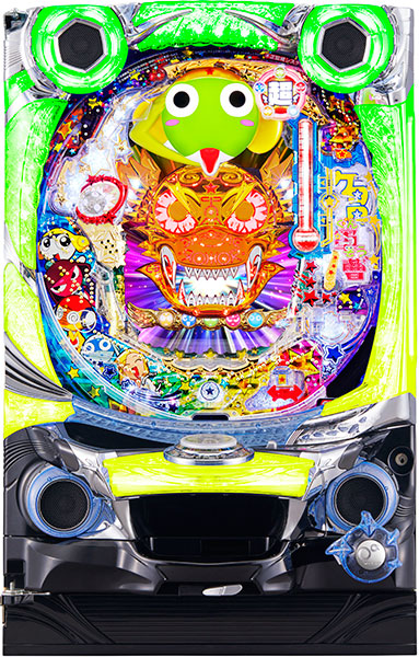 西陣 CRケロロ軍曹1/319ver. 中古パチンコ実機 [枠名：威吹（イブキ