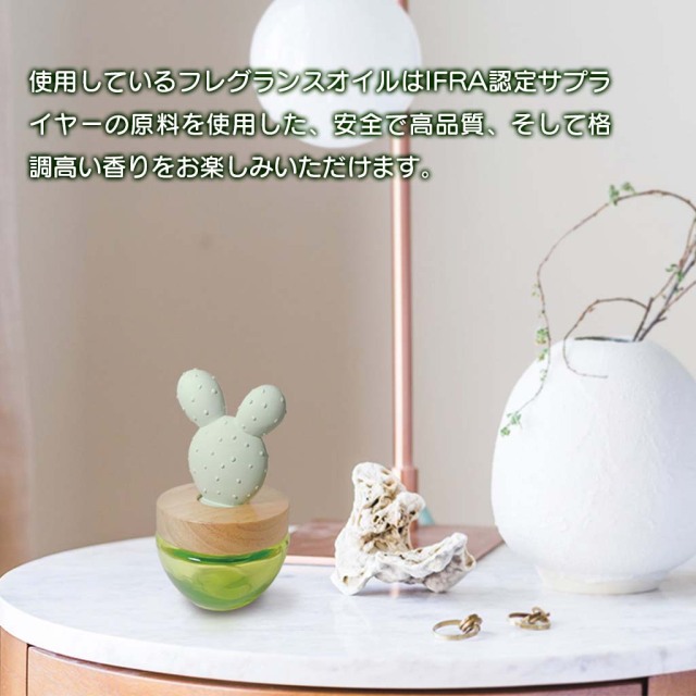 サボテン型カクタスリードディフューザー ラベンダーの香り ルーム