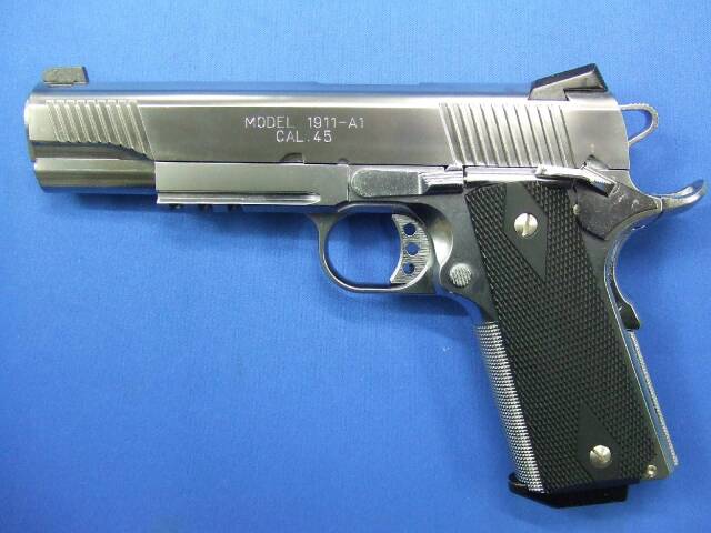 M1911-A1 オペレーター サテーナシルバー 8mmBB ブローバック | マルシン