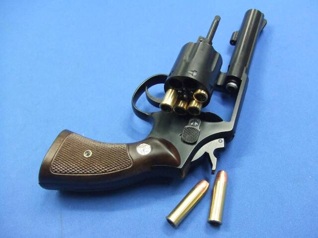 S&W M10 マットブラック ABS チェッカープラグリップ仕様 リアルX