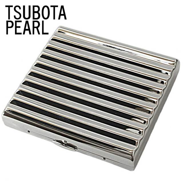 坪田パール シガレットケース カジュアルメタル ウェーブ 20本 85mm 1