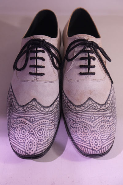 MIHARAYASUHIRO ミハラヤスヒロ 23120300 刺繍ウィングチップシューズ