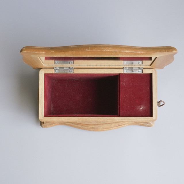 日本 ウッド Sankyo サンキョー オルゴールボックス