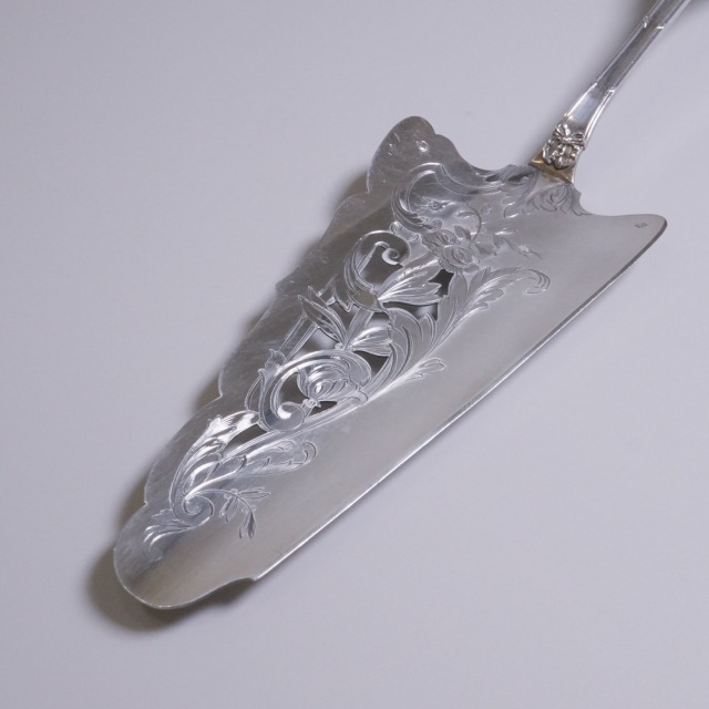 フランス 1800年代 シルバー 純銀製ケーキサーバー