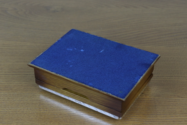 イギリス アンティーク ジュエリーボックス 天使 スターリングシルバー