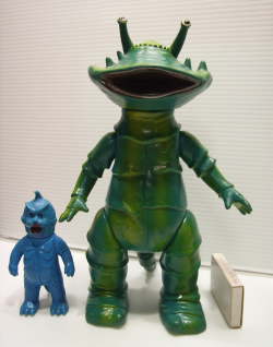 ブルマァク カネゴン ソフビ人形 23．2cm スタンダード 当時物